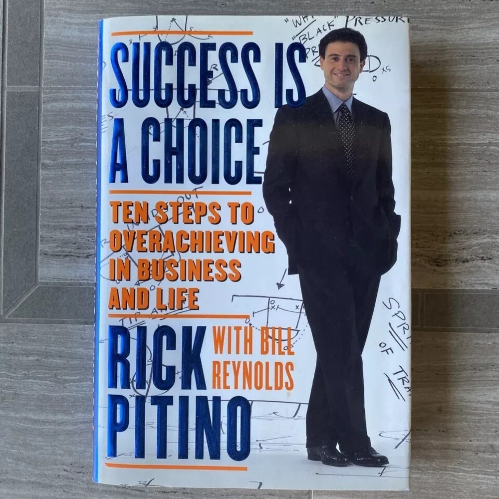 Success Is a Choice Signed Rick Pitino Ten Steps to Overachieving in Business